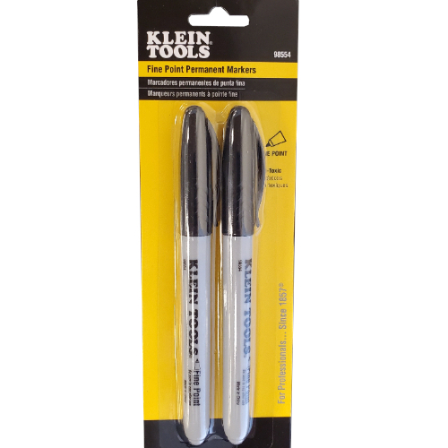 BLACK MARKERS TWO PK